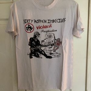 D.R.I. Violent Pacification band shirt.